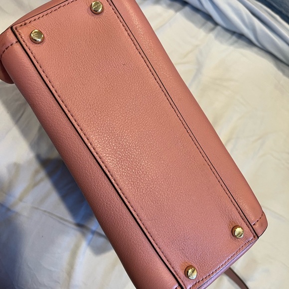 KATE SPADE CROSSBODY HANDBAG LEATHER WITH DETACHABLE STRAP & FOLD IN HAND STRAPS - Picture 7 of 17